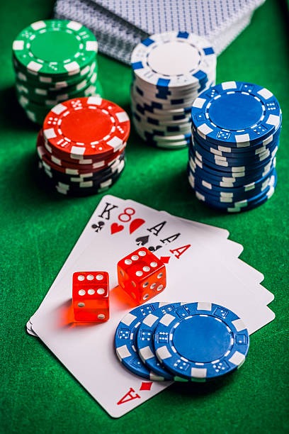 Professional live casino studio with multiple camera angles and dealer station